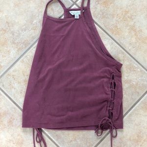 Velvet pink tank top!